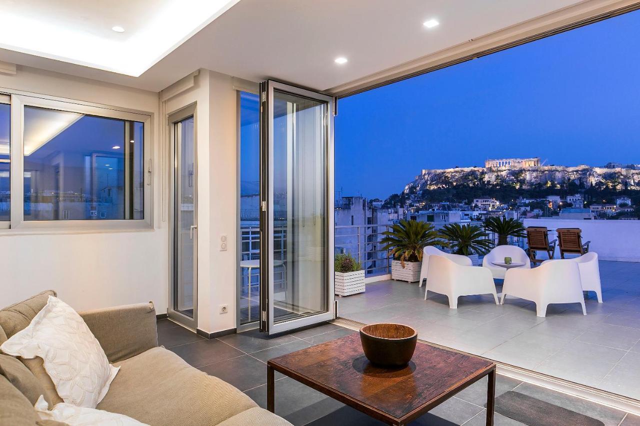 Acropolis Panorama View Penthouse With Private Terraces A Contemporary Parthenon Διαμέρισμα Αθήνα Εξωτερικό φωτογραφία